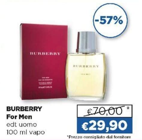 profumo burberry acqua e sapone
